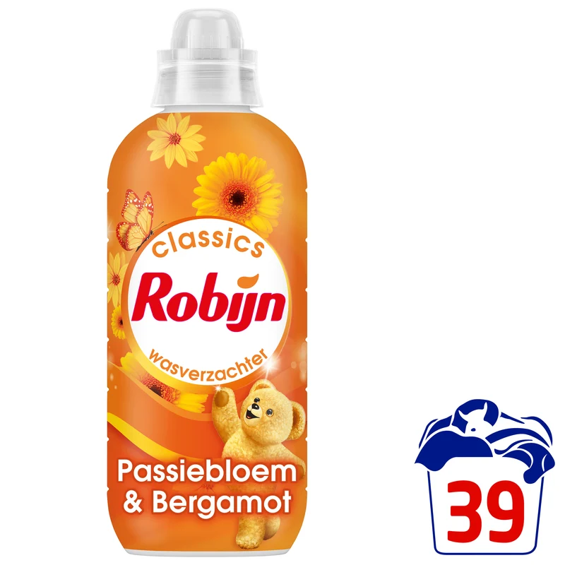 Robijn Wasverzachter passiebloem & bergamot