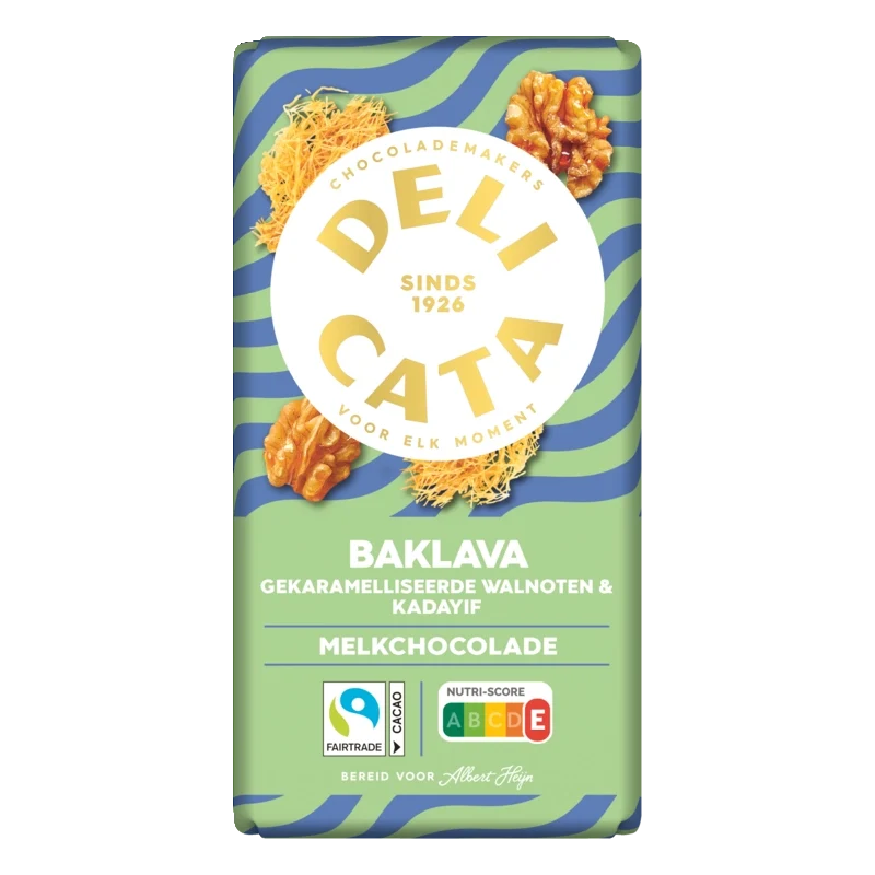 Delicata Reep baklava melk chocolade