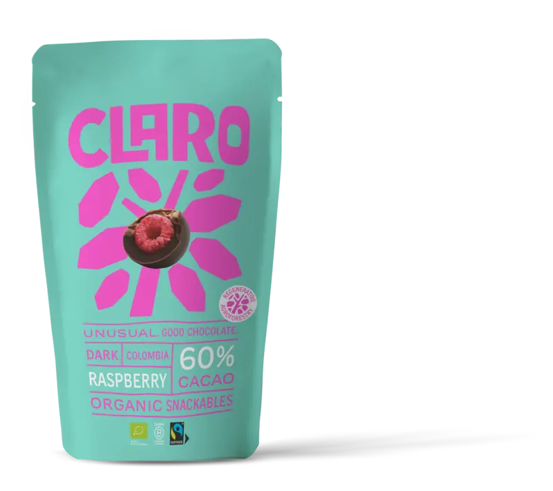 Claro Dark raspberry snackables