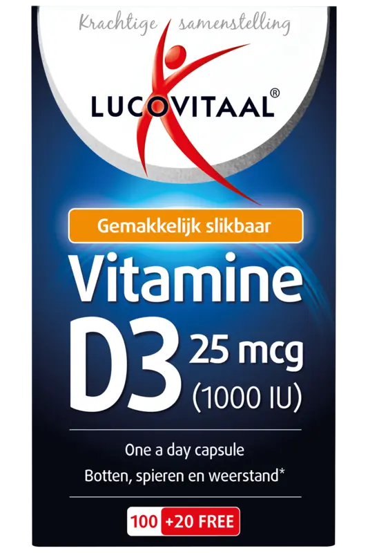 Lucovitaal Vitamine d3 25 mcg capsules
