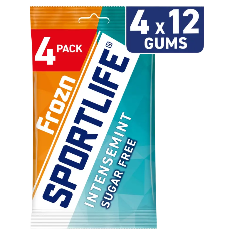 Sportlife Frozn intensemint sugar free gums 4-pack