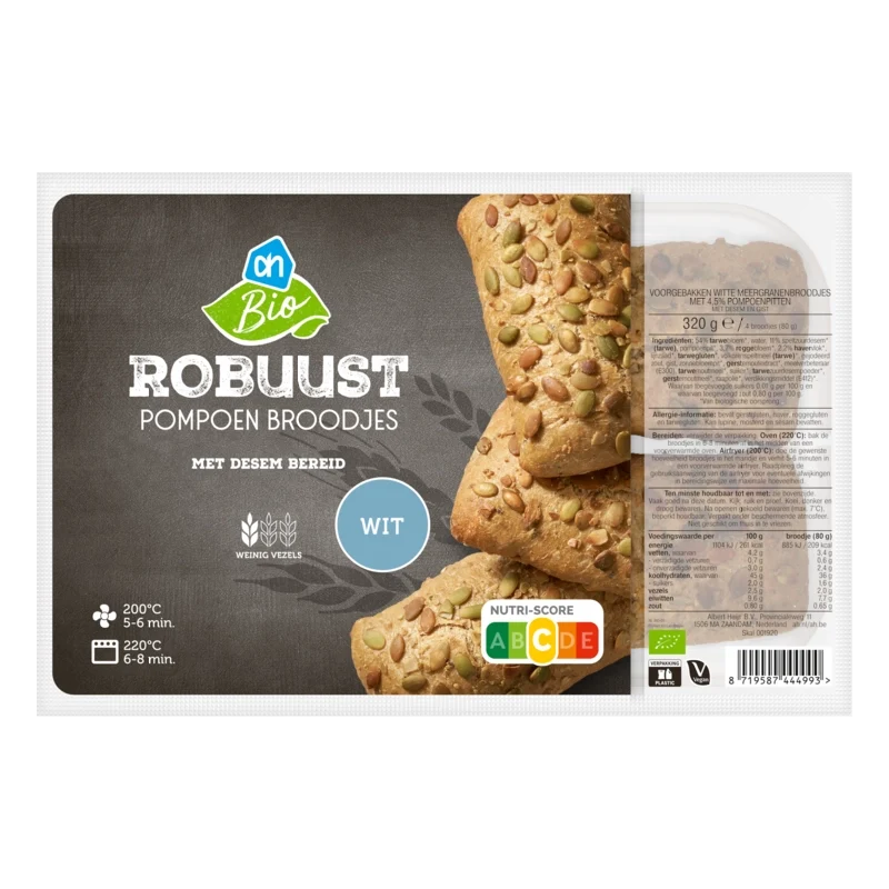 Biologisch Robuust pompoen broodjes