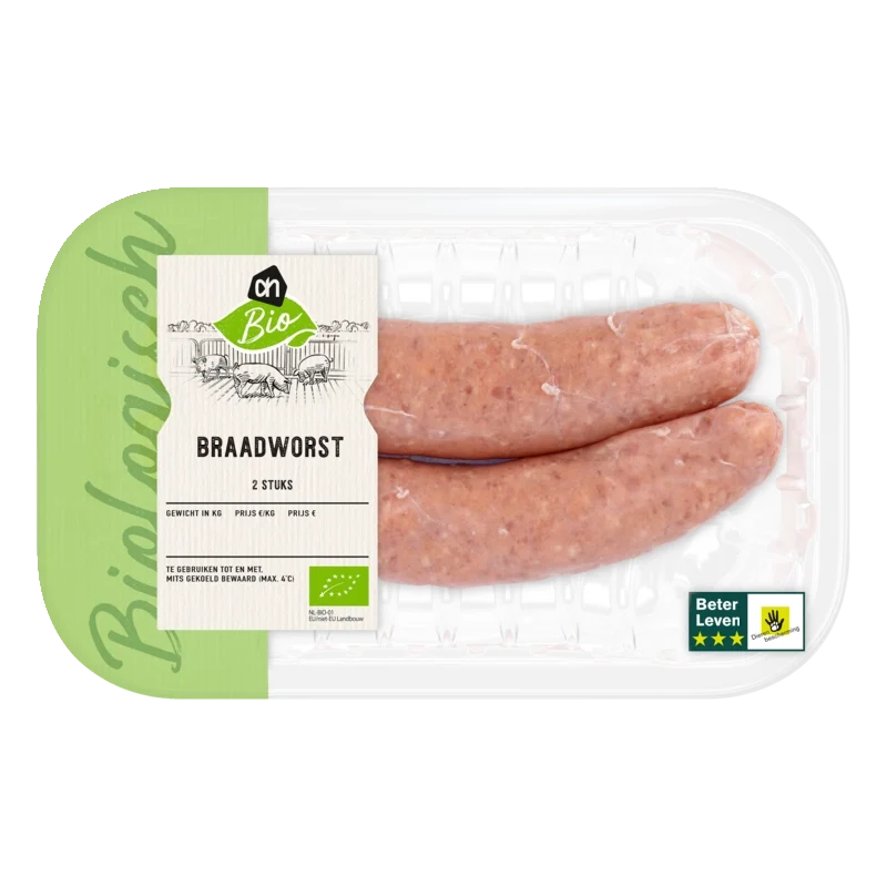 Biologisch Varkensbraadworst