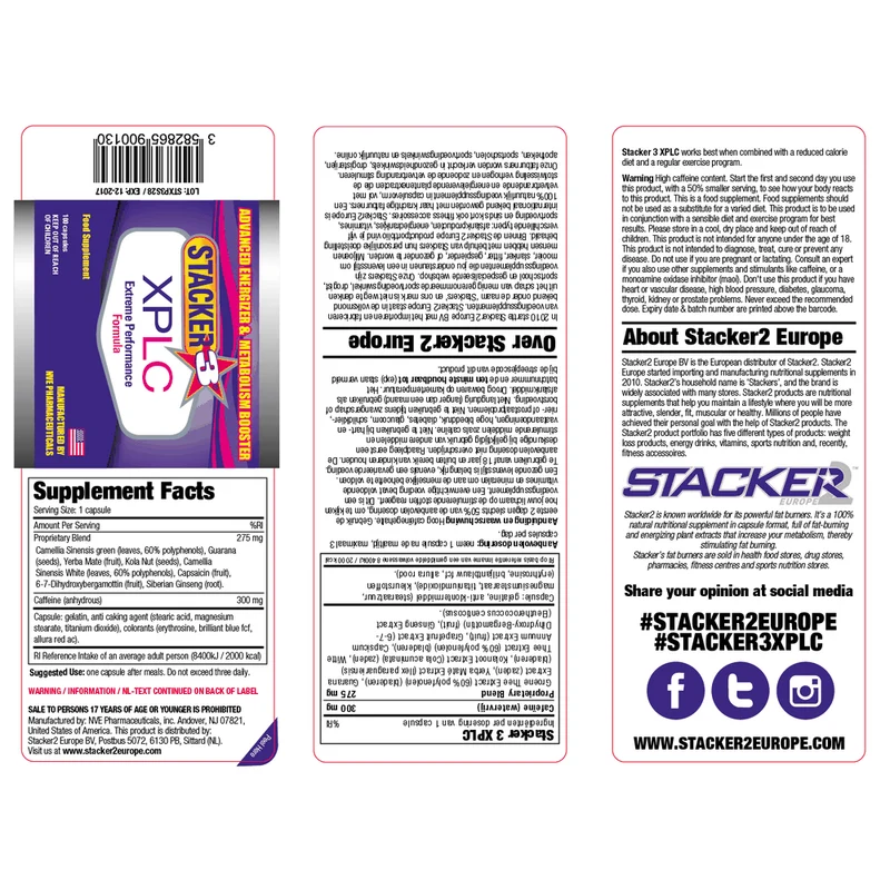 Stacker 3 XPLC Capsules 100 stuks