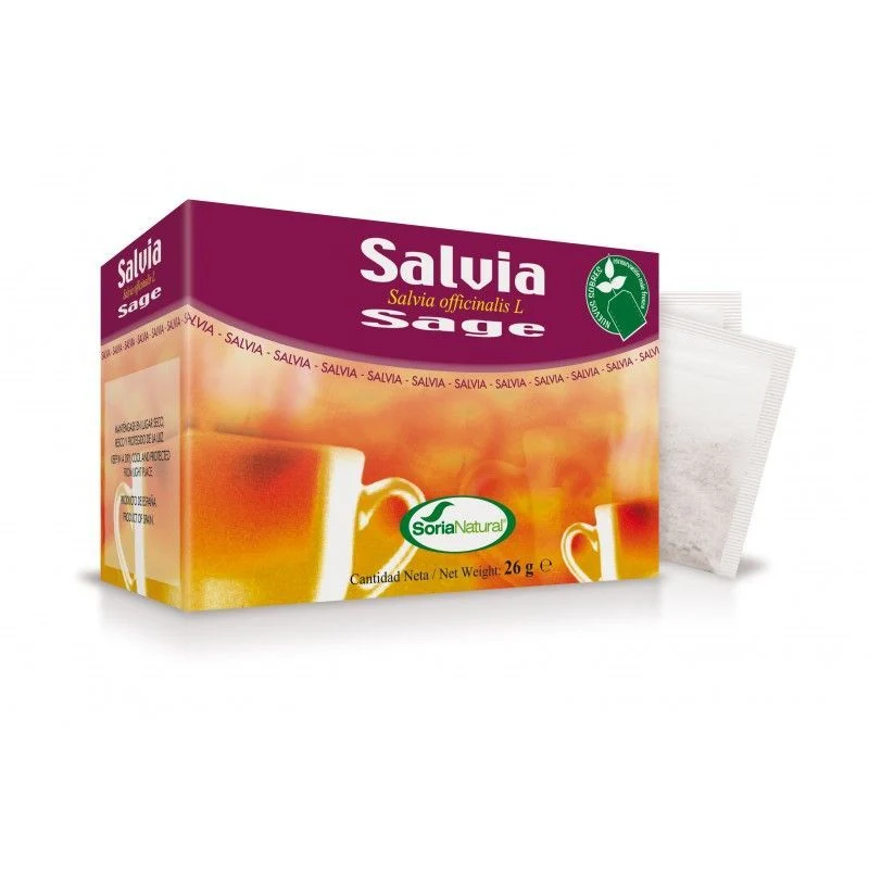 Soria Natural Kruidenthee Salie Zakjes 20 stuks