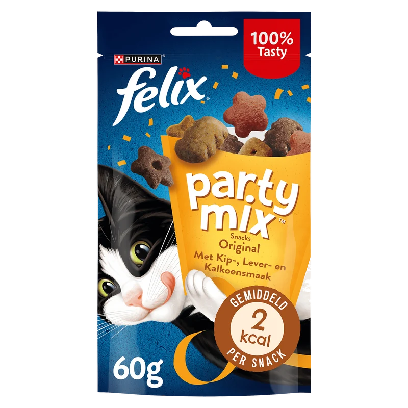 Felix Party Mix Original kattensnacks kip