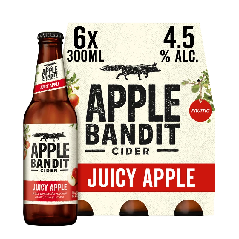 Apple Bandit Juicy Apple cider fles