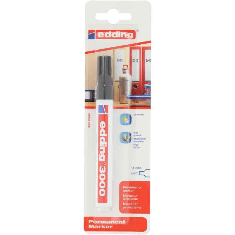 Edding Permanent marker zwart
