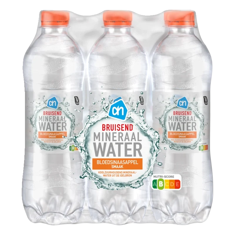 Bruisend mineraalwater bloedsinaasappel
