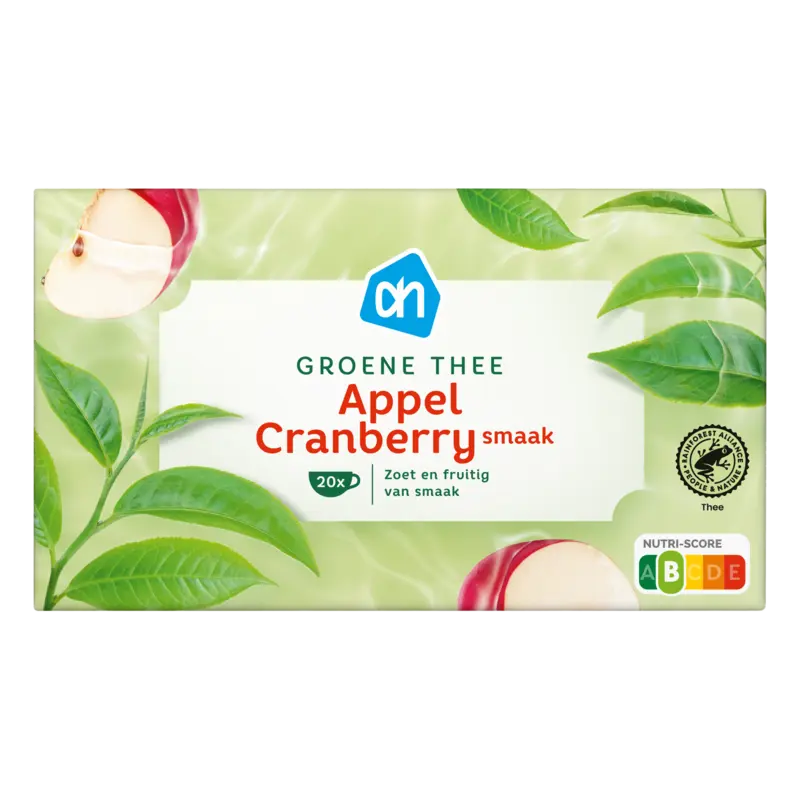 Groene thee appel cranberry