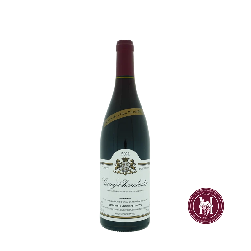 Gevrey Chambertin Clos Prieur Bas - Domaine Joseph Roty - 2021 - 0.75 L - Frankrijk - Bourgogne - Rood