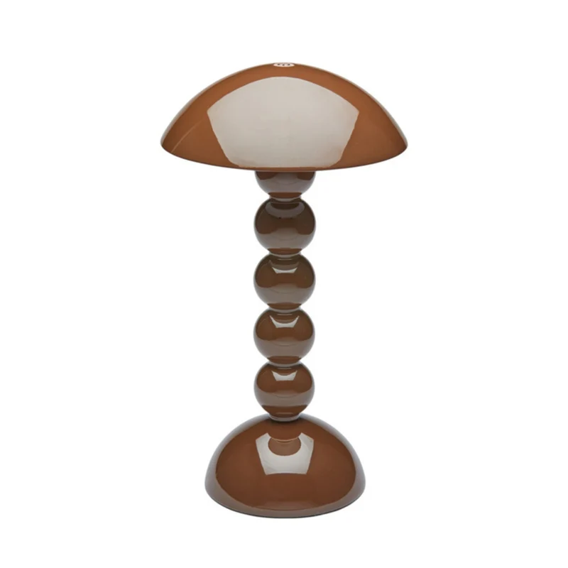 Bobbin LED tafellamp 30cm Chocolade