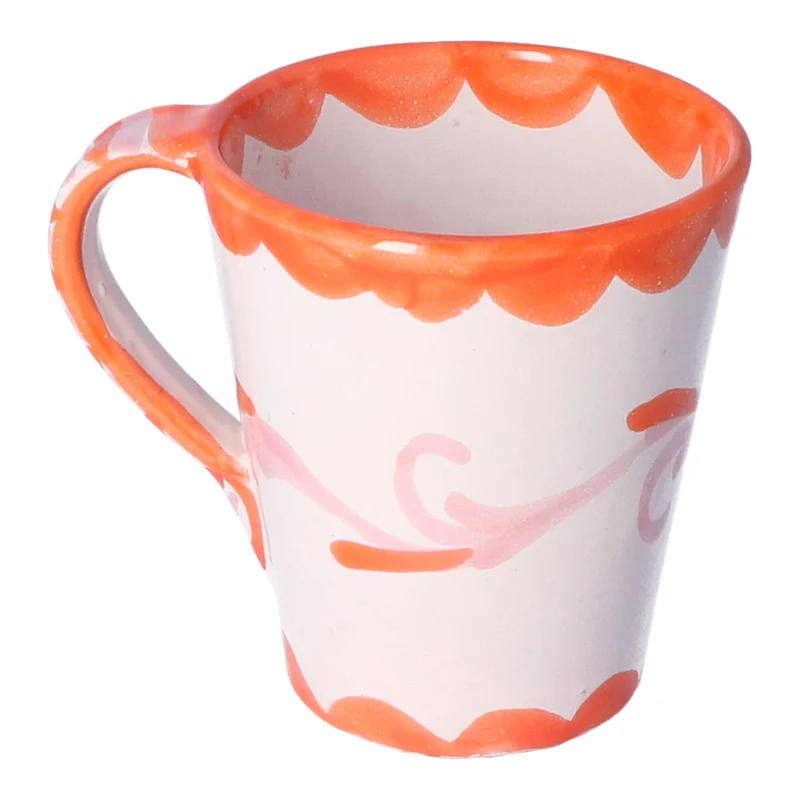 Mok PXLL roze met oranje 10cm
