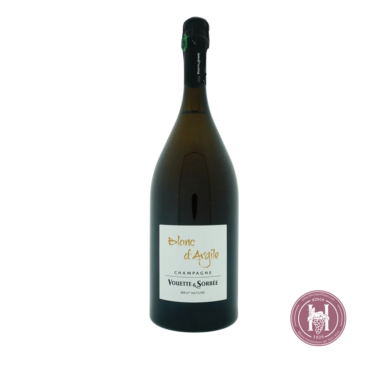 Blanc d Argile brut nature - Champagne Vouette & Sorbée - non-vintage - 1.5 L - Frankrijk - Champagne - Wit