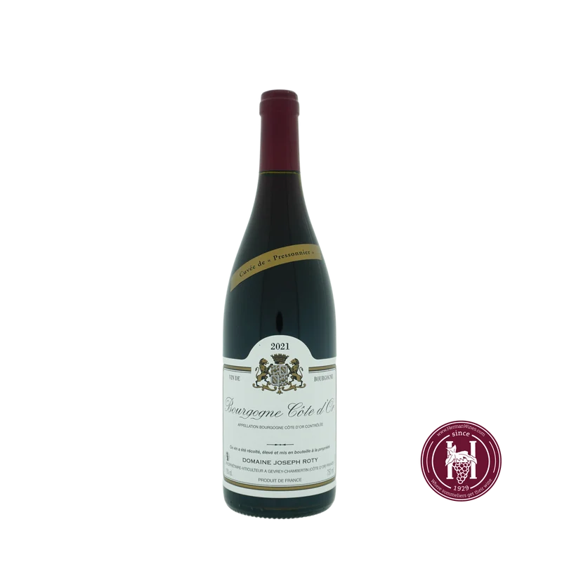 bourgogne cote d'or cuvee pressonnier - Domaine Joseph Roty - 2021 - 0.75 L - Frankrijk - Bourgogne - Rood