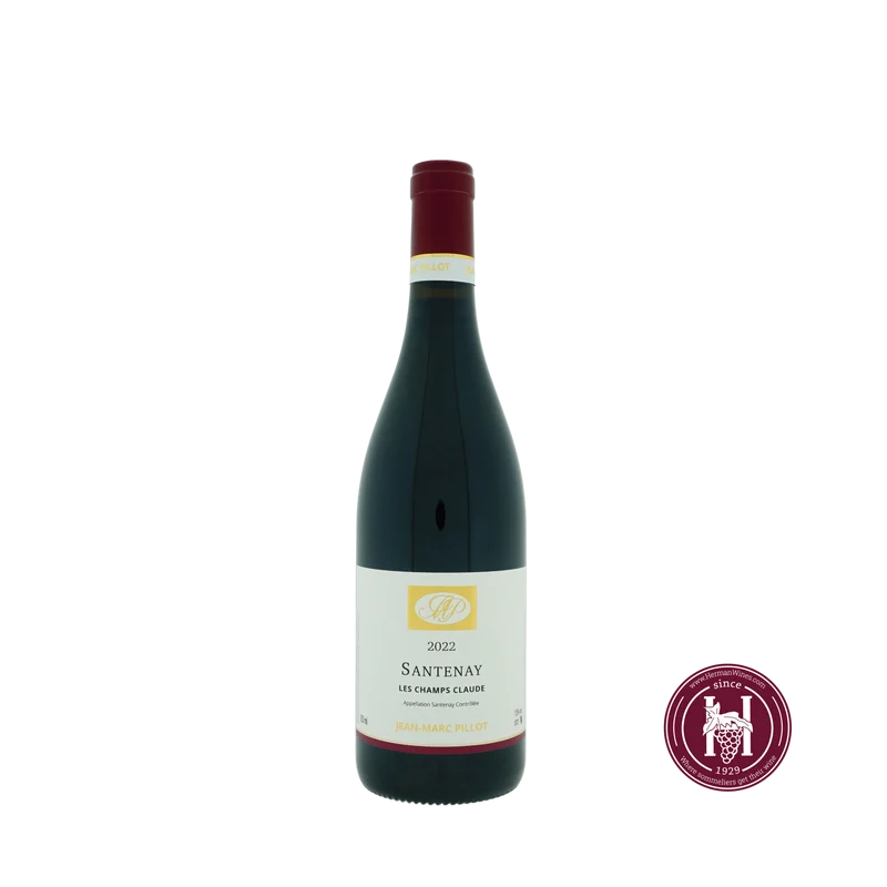 santenay les champs claude - Domaine Jean Marc Pillot - 2022 - 0.75 L - Frankrijk - Bourgogne - Rood