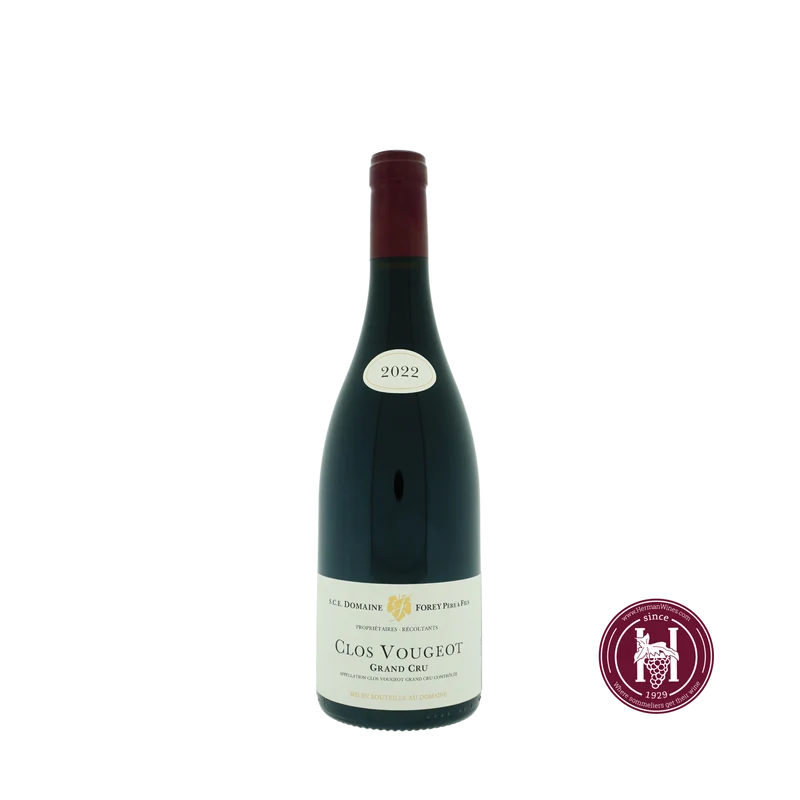 Clos Vougeot G.C. - Domaine Forey Pere & Fils - 2022 - 0.75 L - Frankrijk - Bourgogne - Rood