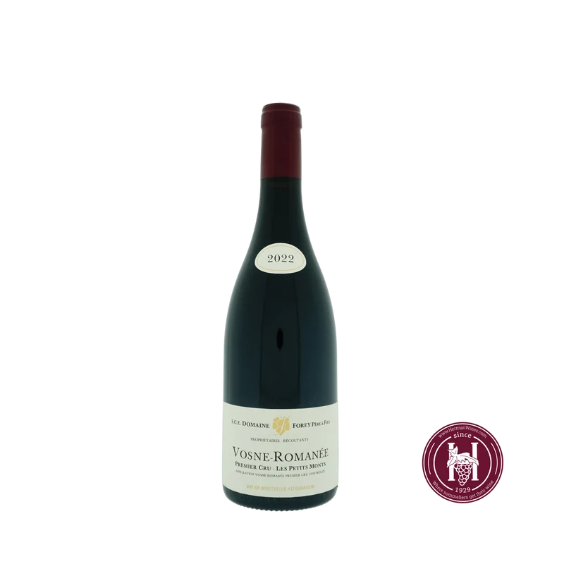 Vosne Romanee 1er cru Petits Monts - Domaine Forey Pere & Fils - 2022 - 0.75 L - Frankrijk - Bourgogne - Rood