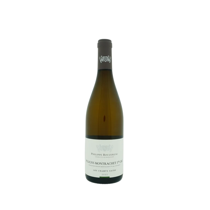Puligny Montrachet 1er cru les Champs Gains - Philippe Bouzereau - 2023 - 0.75 L - Frankrijk - Bourgogne - Wit