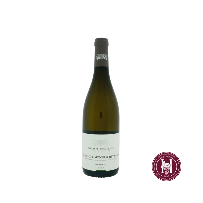 Chassagne Montrachet 1er cru Morgeot - Philippe Bouzereau - 2023 - 0.75 L - Frankrijk - Bourgogne - Wit