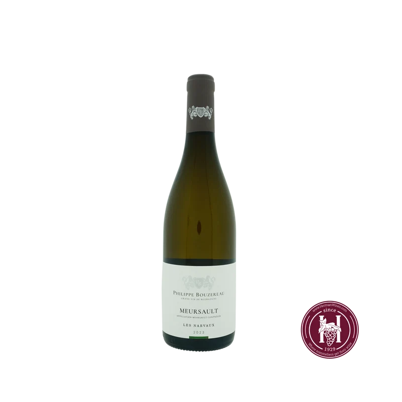 Meursault les Narvaux - Philippe Bouzereau - 2023 - 0.75 L - Frankrijk - Bourgogne - Wit