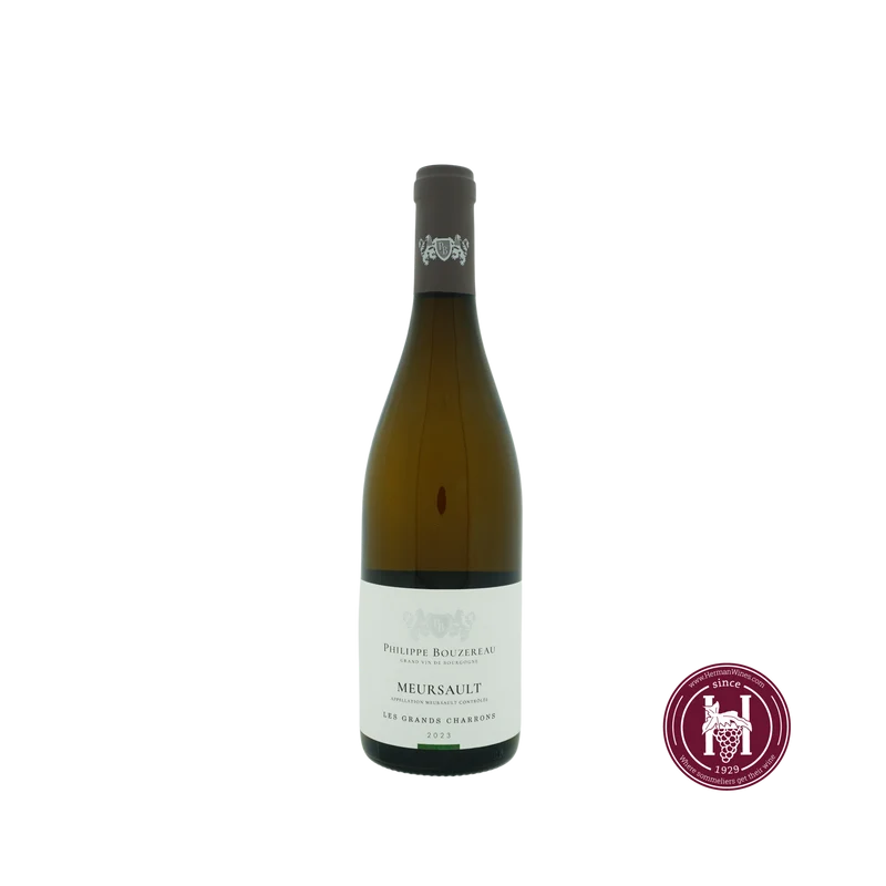 Meursault les Grands Charrons - Philippe Bouzereau - 2023 - 0.75 L - Frankrijk - Bourgogne - Wit