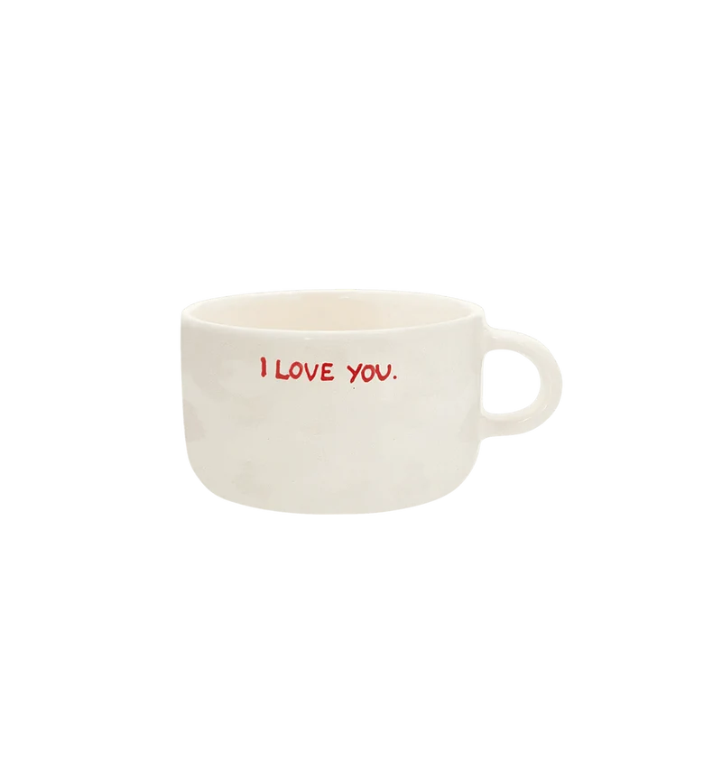 I Love You cappuccino mok