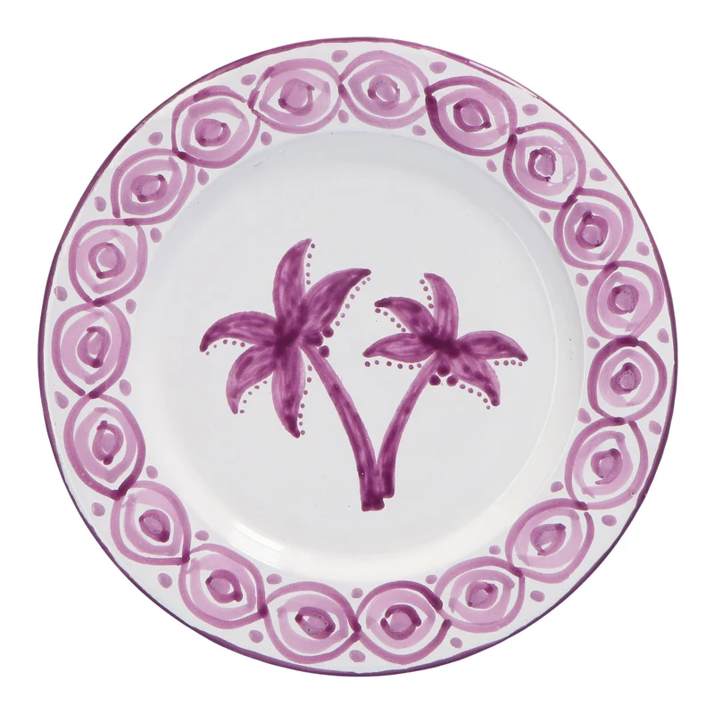 Dinerbord Palmera paars met lila 26cm
