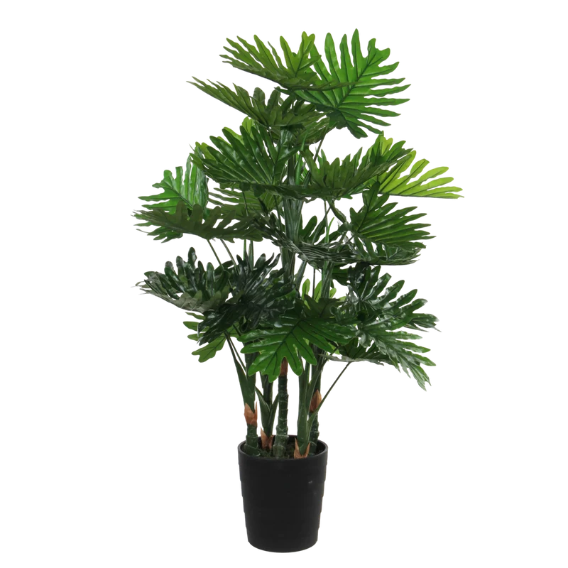 Philodendron Kunstplant - H120 x Ø80 cm - Groen