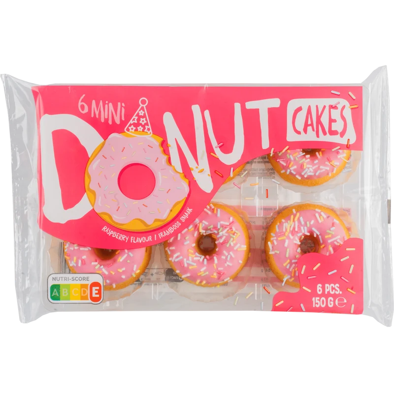 Van Dijk Donut cakejes Framboos