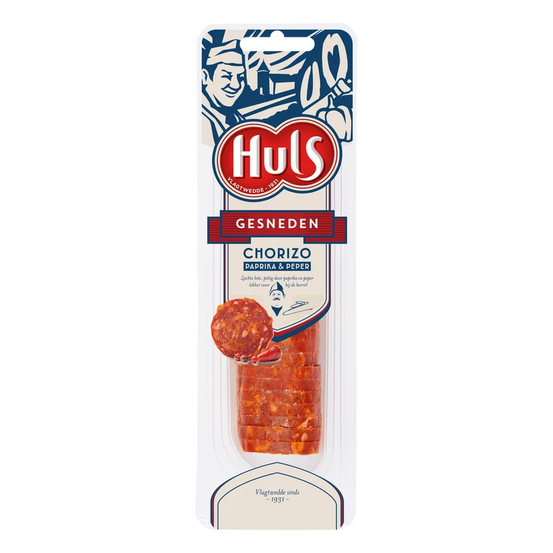 Huls Gesneden chorizo