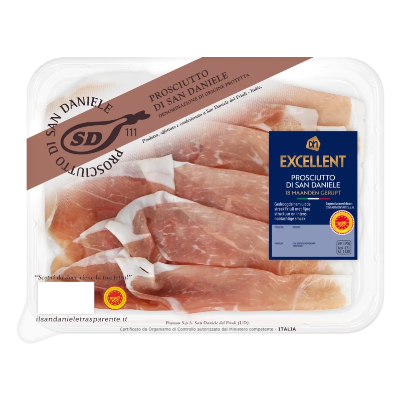 Excellent Prosciutto san daniele