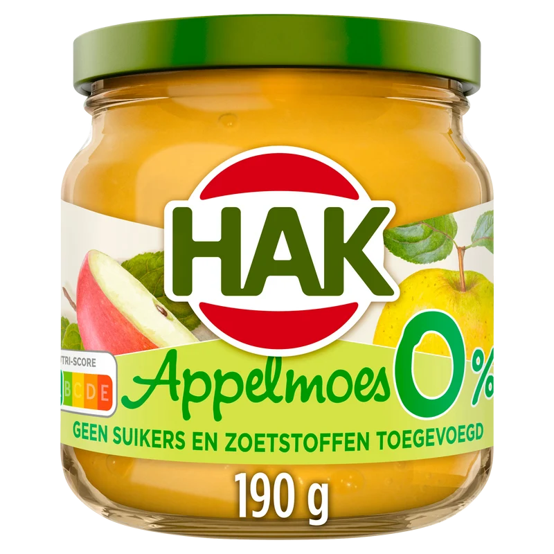 Hak Appelmoes 0% suiker toegevoegd