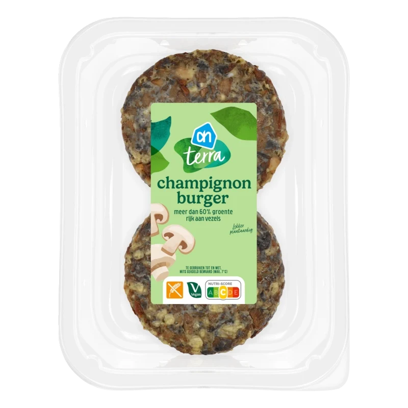 Vegetarische champignonburger