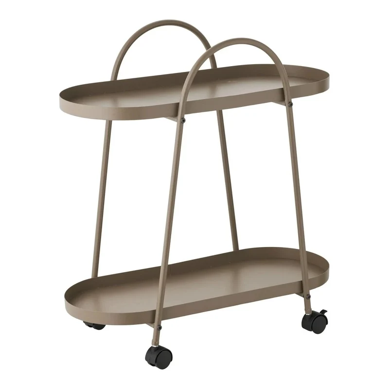 Empoli Serveertrolley bruin met 2 planken