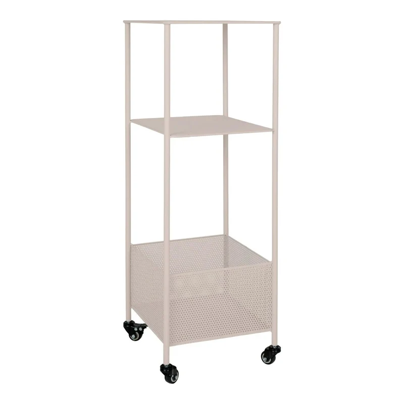 Torres Keukentrolley zandkleur met 3 planken 35 cm
