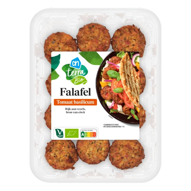Terra Plantaardig falafel tomaat basilicum