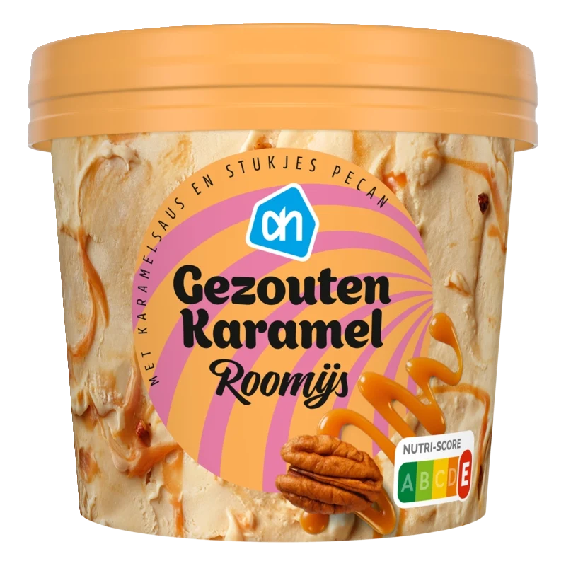 Gezouten karamel roomijs