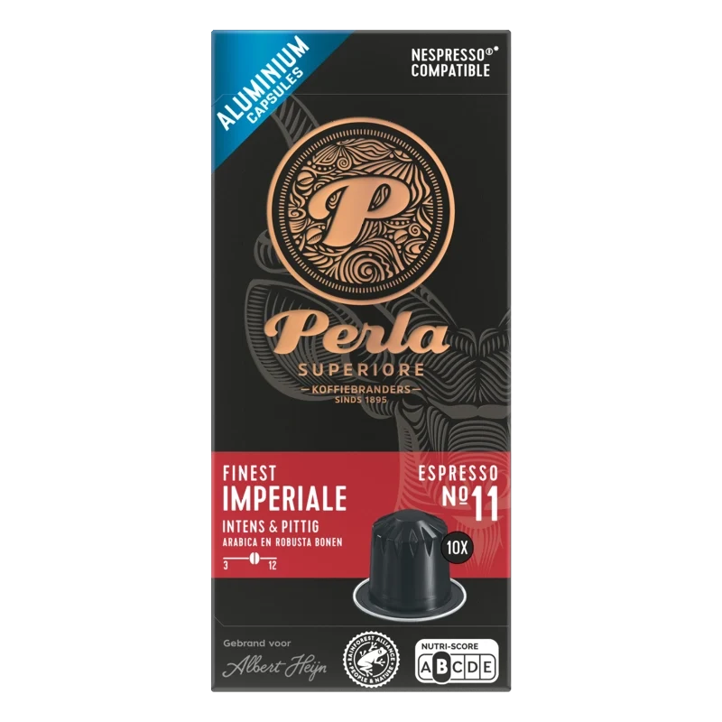 Perla Superiore Italian roast palermo espresso capsules