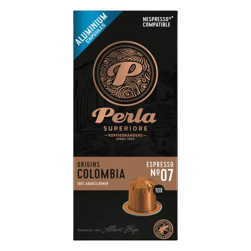 Perla Superiore Origins Colombia espresso capsules