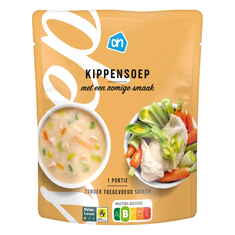 Romige kippensoep