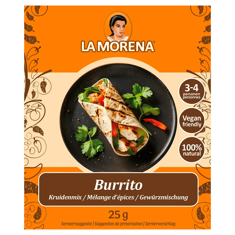 La Morena Burrito kruidenmix