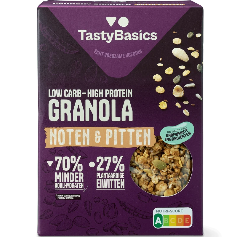 TastyBasics Granola noten en pitten