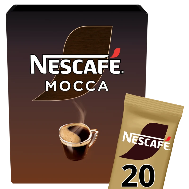 Nescafe Oploskoffie café mocca - 20 zakjes