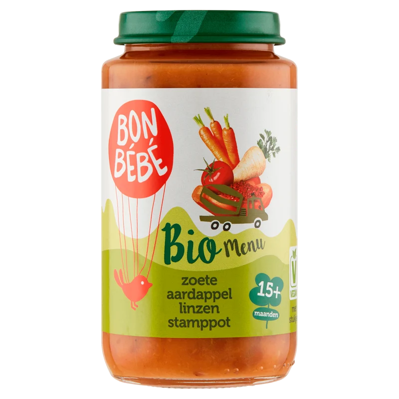 Bonbebe Bio M1512 zoete aardappel linzen stamp
