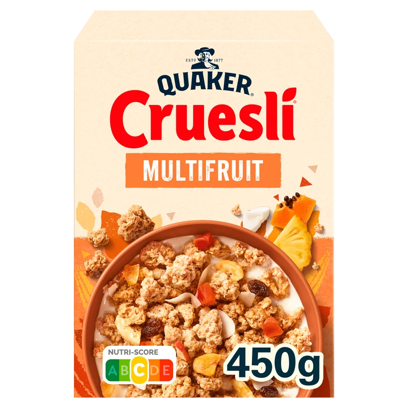 Quaker Cruesli multifruit