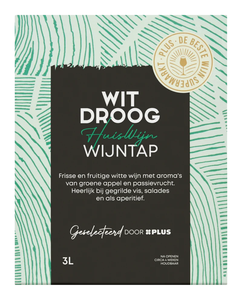 Huiswijn Wit droog wijntap