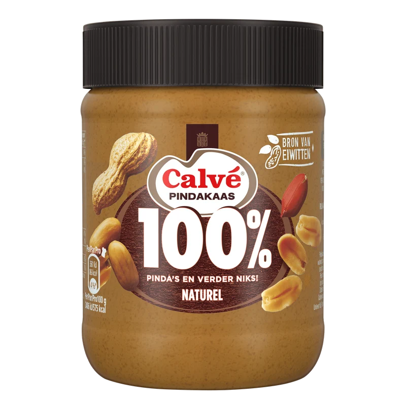 Calvé Pindakaas fijn gemalen pinda's