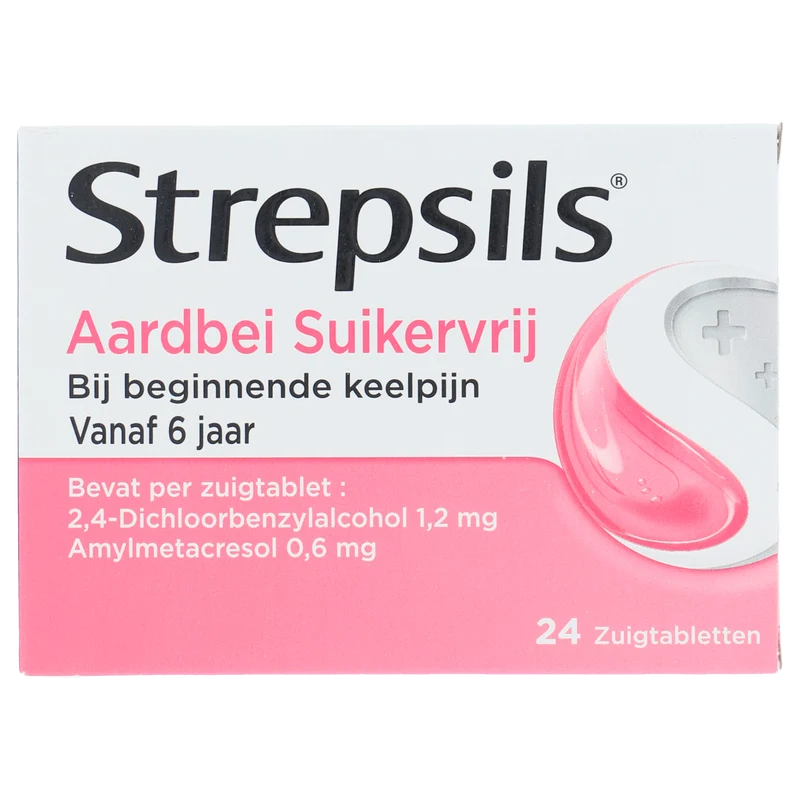 Strepsils Aardbei suikervrij