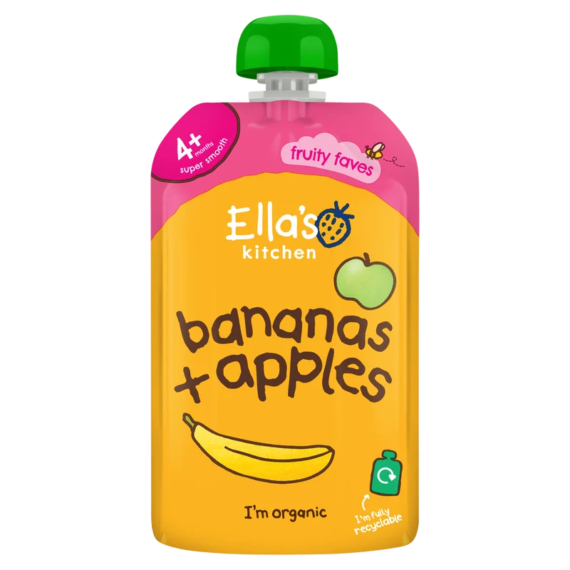 Ella's Kitchen Knijpfruit banaan + appel 6m+